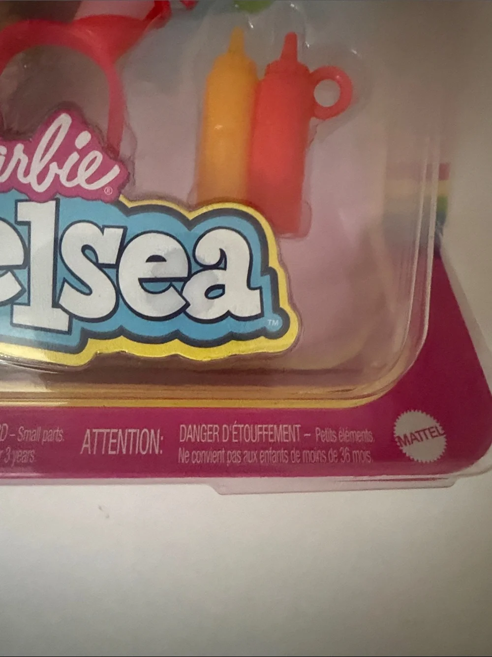 Barbie Chelsea Doll with Red Fry Box & Yellow Fries Accessories